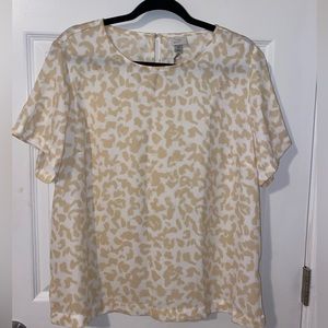 Tan and white A New Day top size XL
